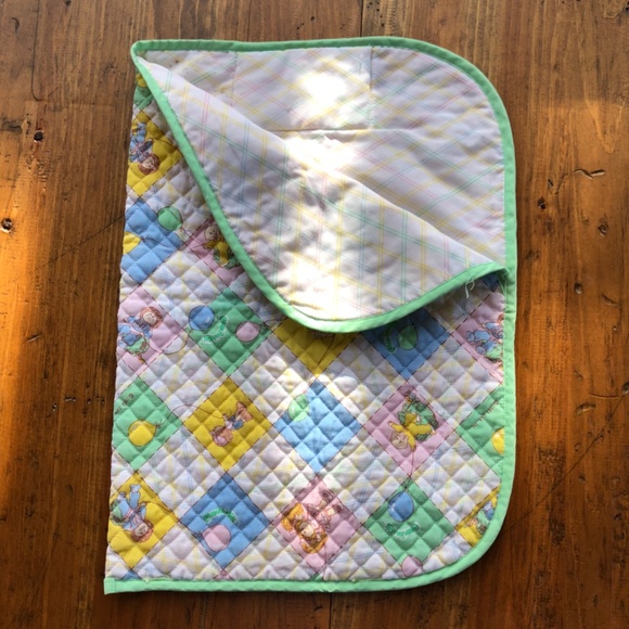 Vintage Cabbage Patch sleeping Bag 1980s doll size bedding blanket - Picture 4 of 12